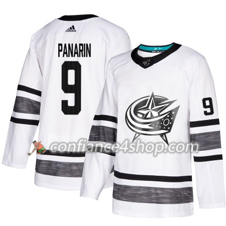 Adidas Maillot de Hockey Columbus Blue Jackets Artemi Panarin 9 2019 All-Star Blanc Authentic - Homme